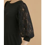 着丈が選べる/レース袖リブ使いニットワンピース | ROPE' PICNIC | 詳細画像5