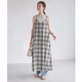 オンブレチェックキャミソールワンピース | ROPE' PICNIC | 詳細画像11 