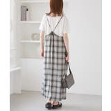 オンブレチェックキャミソールワンピース | ROPE' PICNIC | 詳細画像18 