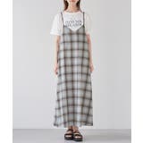オンブレチェックキャミソールワンピース | ROPE' PICNIC | 詳細画像22 