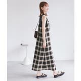 オンブレチェックキャミソールワンピース | ROPE' PICNIC | 詳細画像4 