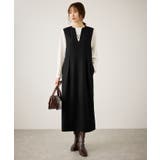 ブラック(01) | キーネックジャンパースカート | ROPE' PICNIC