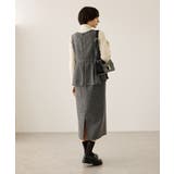 【新色追加】レイヤード風ペプラムジャンパースカート | ROPE' PICNIC | 詳細画像14