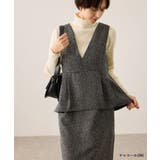 【新色追加】レイヤード風ペプラムジャンパースカート | ROPE' PICNIC | 詳細画像16