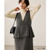 【新色追加】レイヤード風ペプラムジャンパースカート | ROPE' PICNIC | 詳細画像17