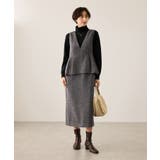 【新色追加】レイヤード風ペプラムジャンパースカート | ROPE' PICNIC | 詳細画像18