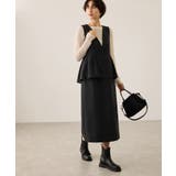 【新色追加】レイヤード風ペプラムジャンパースカート | ROPE' PICNIC | 詳細画像2