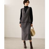 【新色追加】レイヤード風ペプラムジャンパースカート | ROPE' PICNIC | 詳細画像20