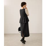 【新色追加】レイヤード風ペプラムジャンパースカート | ROPE' PICNIC | 詳細画像6