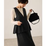 【新色追加】レイヤード風ペプラムジャンパースカート | ROPE' PICNIC | 詳細画像9