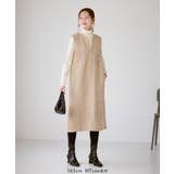 キーネックツイードジャンパースカート ワンピース/着丈が選べる | ROPE' PICNIC | 詳細画像11 