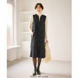 キーネックツイードジャンパースカート ワンピース/着丈が選べる | ROPE' PICNIC | 詳細画像15 