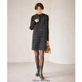 キーネックツイードジャンパースカート ワンピース/着丈が選べる | ROPE' PICNIC | 詳細画像17 