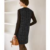 キーネックツイードジャンパースカート ワンピース/着丈が選べる | ROPE' PICNIC | 詳細画像20 