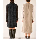 キーネックツイードジャンパースカート ワンピース/着丈が選べる | ROPE' PICNIC | 詳細画像32 