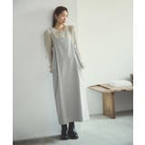 ストライプアイラインキャミワンピース/セットアップ対応 | ROPE' PICNIC | 詳細画像6 