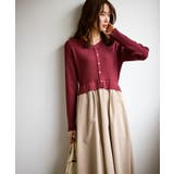 【新色追加】メタル釦ドッキングワンピース | ROPE' PICNIC | 詳細画像1 