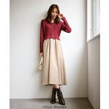 【新色追加】メタル釦ドッキングワンピース | ROPE' PICNIC | 詳細画像3 