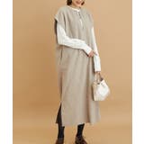 ベージュ(27) | 【WEB限定】着丈が選べる/オーバーサイズカフタンワンピース | ROPE' PICNIC