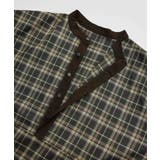 【WEB限定】配色バンドカラーチェックシャツワンピース | ROPE' PICNIC | 詳細画像10 