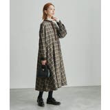 【WEB限定】配色バンドカラーチェックシャツワンピース | ROPE' PICNIC | 詳細画像18 