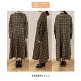 【WEB限定】配色バンドカラーチェックシャツワンピース | ROPE' PICNIC | 詳細画像23 