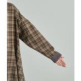 【WEB限定】配色バンドカラーチェックシャツワンピース | ROPE' PICNIC | 詳細画像5 