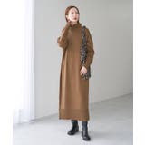 【WEB限定】バックボタンリラックスニットワンピース | ROPE' PICNIC | 詳細画像18 
