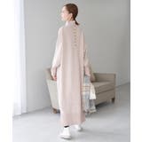 【WEB限定】バックボタンリラックスニットワンピース | ROPE' PICNIC | 詳細画像22 