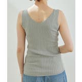 カップ付きVネックニットタンク | ROPE' PICNIC | 詳細画像3 