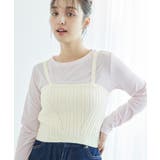 ラメ畔ニットビスチェ | ROPE' PICNIC | 詳細画像8 