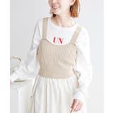 ワイドリブニットビスチェ | ROPE' PICNIC | 詳細画像10 