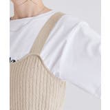 ワイドリブニットビスチェ | ROPE' PICNIC | 詳細画像15 