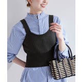 ワイドリブニットビスチェ | ROPE' PICNIC | 詳細画像5 