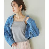 クロップドテレコタンクインナー | ROPE' PICNIC | 詳細画像1 