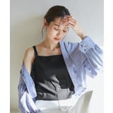 クロップドテレコタンクインナー | ROPE' PICNIC | 詳細画像4 