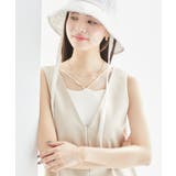 コード使いカップ付きリブキャミインナー | ROPE' PICNIC | 詳細画像9 