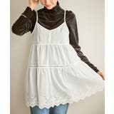 Vネックティアードレースビスチェ | ROPE' PICNIC | 詳細画像1 