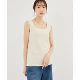 スクエアネックニットタンクトップ | ROPE' PICNIC | 詳細画像14 