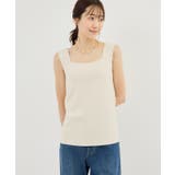 スクエアネックニットタンクトップ | ROPE' PICNIC | 詳細画像15 