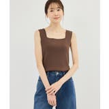 スクエアネックニットタンクトップ | ROPE' PICNIC | 詳細画像23 