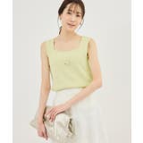 スクエアネックニットタンクトップ | ROPE' PICNIC | 詳細画像28 