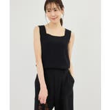 スクエアネックニットタンクトップ | ROPE' PICNIC | 詳細画像7 