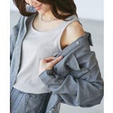 ホワイト(10) | ラメテレコタンクトップ | ROPE' PICNIC