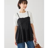 お着軽シャツシリーズ シアーレイヤードキャミソールブラウス/接触冷感・通気性 | ROPE' PICNIC | 詳細画像10 