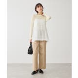 お着軽シャツシリーズ シアーレイヤードキャミソールブラウス/接触冷感・通気性 | ROPE' PICNIC | 詳細画像14 