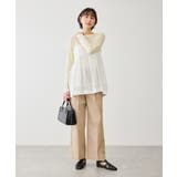 お着軽シャツシリーズ シアーレイヤードキャミソールブラウス/接触冷感・通気性 | ROPE' PICNIC | 詳細画像15 