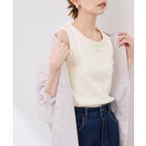 ホワイト系(12) | 襟フリルタンクトップ | ROPE' PICNIC