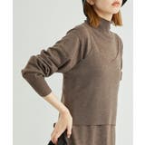 ブラウン(22) | 総針ニットキャミソール | ROPE' PICNIC