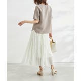 セットアップ対応 フロントホックハーフスリーブブラウス | ROPE' PICNIC | 詳細画像11